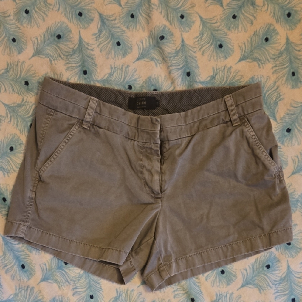J. Crew Gray Cargo Shorts with Classic Style